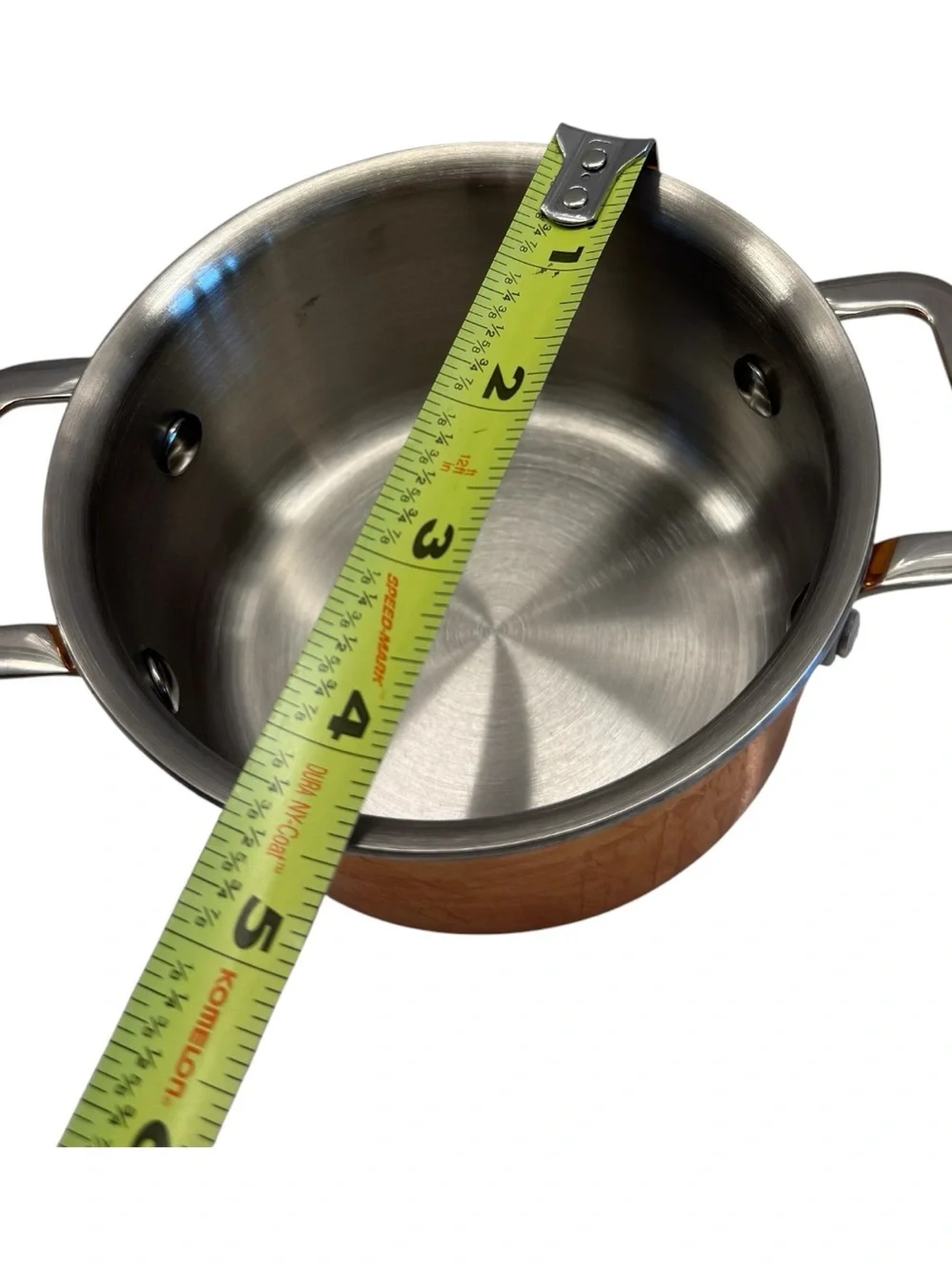 Williams Sonoma Copper Mini Cocotte Pots Set of 2 w/ Lids Copper Stainless Steel